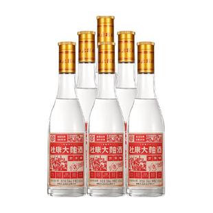杜康大曲酒纯粮酿口粮高粱酒水浓香白酒口粮酒50度500ml*6瓶整箱