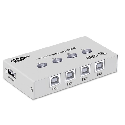 4台电脑公用1台打印机共享切换器