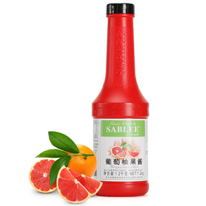 沙布列葡萄柚果酱1.2kg 香水柠檬果肉颗粒酱烘焙奶茶店水果茶原料