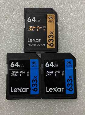 询价-Lexar雷克沙64GB SD卡 633x V30