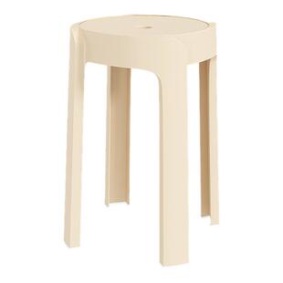 塑料凳子家用结实耐用圆凳独凳高级感可叠放待客备用高板凳风车凳