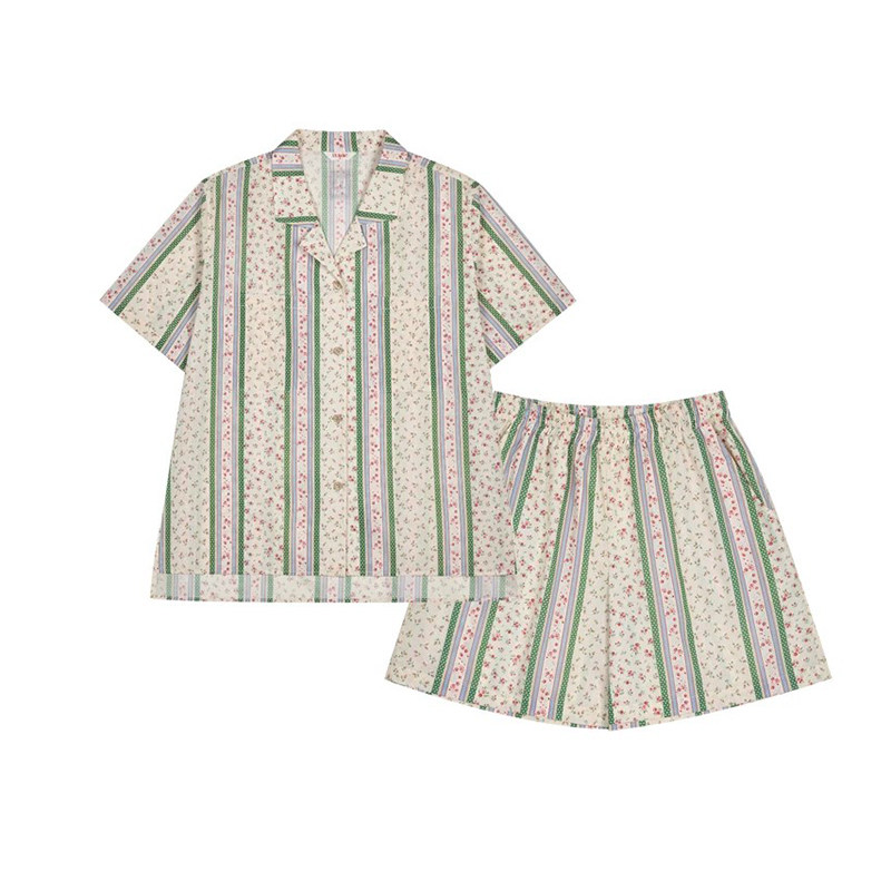 韩国进口睡衣女士大码家居服套装
