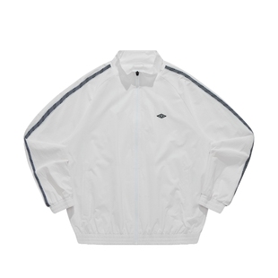 umbro茵宝官方经典串标运动宽松外套复古足球风男女同款梭织套装