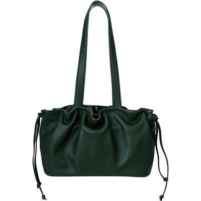 托特flow流线系列包包时尚褶皱