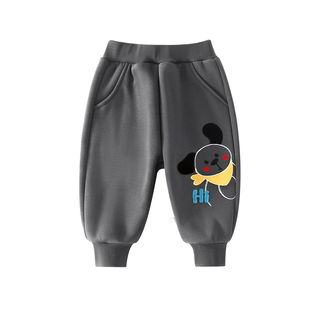 宝宝裤子加绒男童休闲裤女宝保暖裤冬季卫裤小童长裤婴儿秋装新款