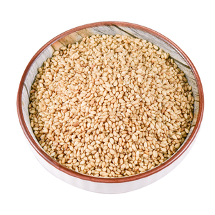 500g新货现炒熟白芝麻颗粒饱满干净无沙袋装免洗即食农家干吃包邮