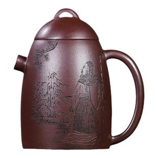 金奖国工赵老师原矿紫泥龙蛋宜兴紫砂壶执壶照纯手工功夫茶具