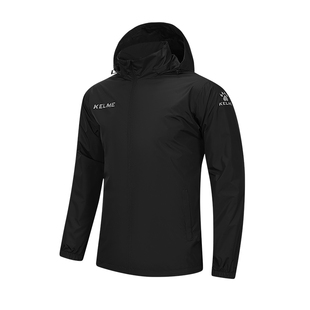 卡尔美足球风雨衣外套男春秋季体育生训练服跑步运动风衣连帽夹克
