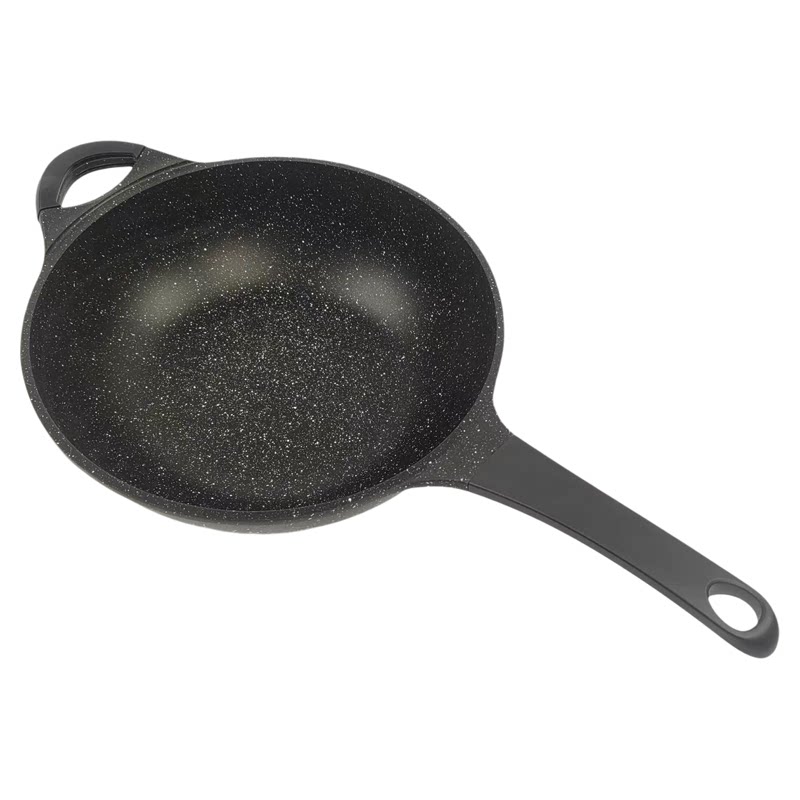 ASD/爱仕达晶石不粘炒锅LV8332E家用麦饭石无油烟不粘平底炒菜锅
