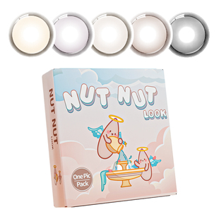 坚果力小不点黑天使mini半年抛小直径合集2片美瞳自然