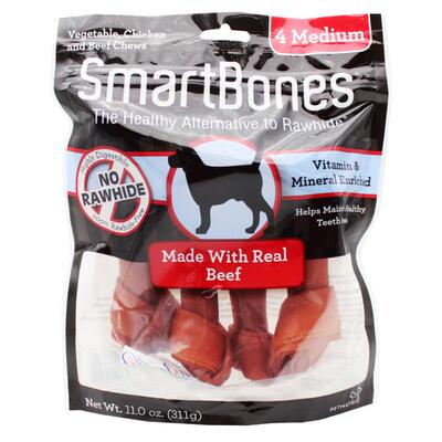 美国smartbones狗狗牛肉味磨牙棒