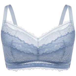 【春光烂漫】遐薄款内衣女夹棉围全罩杯大胸显小软支撑无钢圈文胸