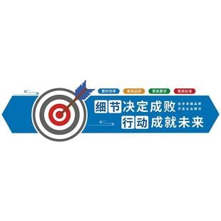 公司前台进门形象墙企业文化墙面装饰办公室氛围布置标语背景墙贴