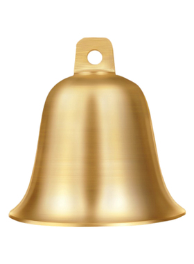 室外挂放专用铜铃铛黄铜挂件大小号风铃铜铃门窗装饰五黄二黑铜钟