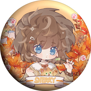 【余量现货】原创名柯秋日 同人周边小兰新一基德安室透雪莉徽章