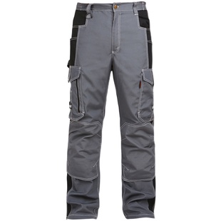 保世基工装秋冬涤棉休闲耐磨潮款车间工人作业舒适拼接多兜工作裤