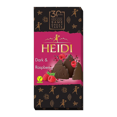 HEIDI赫蒂树莓薄荷黑巧克力排块