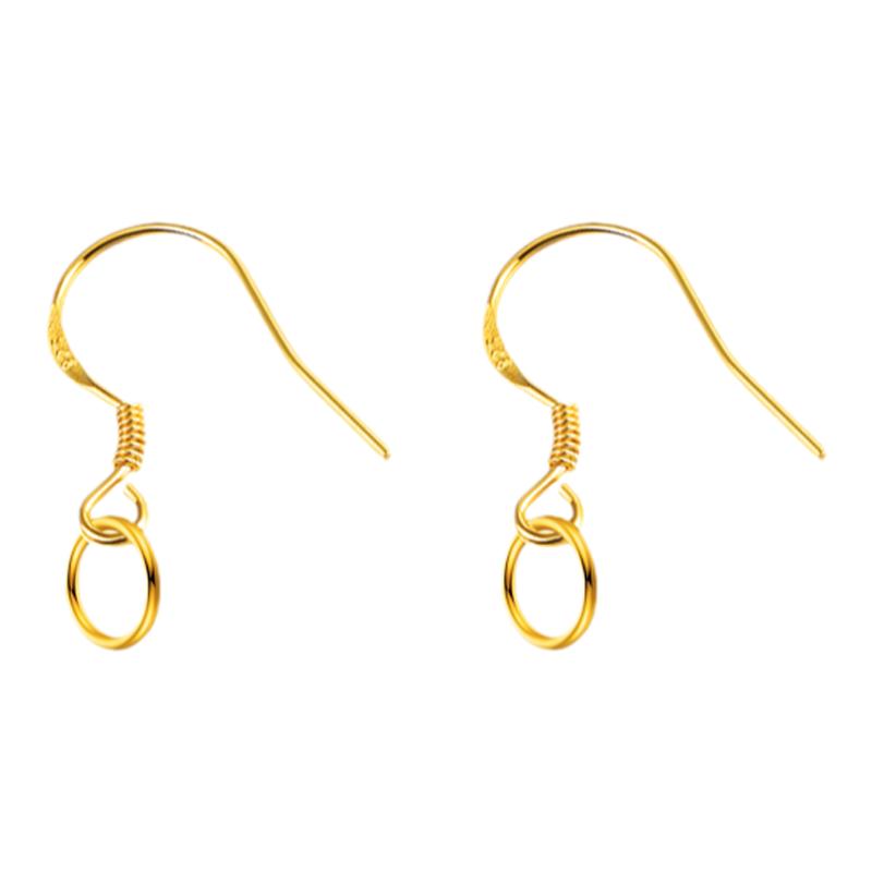 正品925纯银耳钩耳环耳坠耳饰配件耳环diy材料【耳钩+大开口圈】