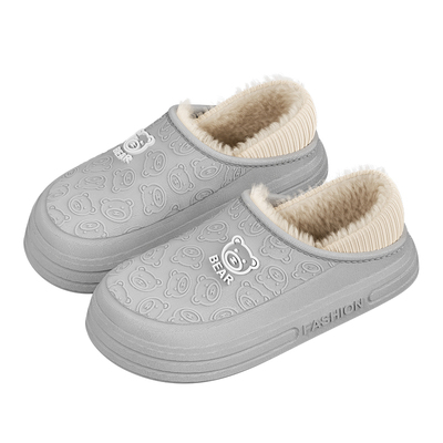 棉拖鞋男款2025新款秋冬季室内家居防水包跟保暖防滑防臭棉拖男士