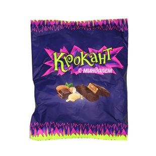 俄罗斯糖果KDV 紫皮糖花生扁桃仁进口夹心巧克力喜糖年货零食糖果