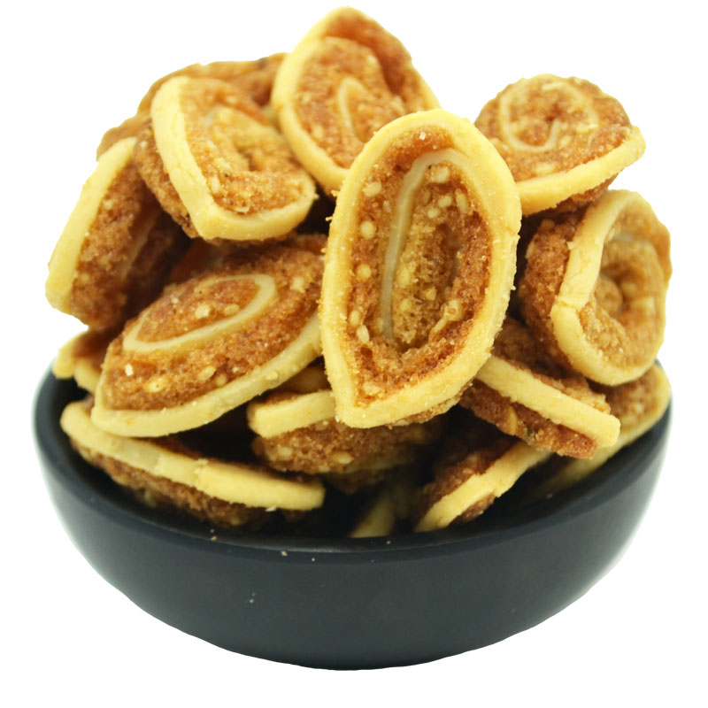 芝麻猫耳朵零食酥散装怀旧5斤8090后整箱大袋猫耳酥休闲小吃食品