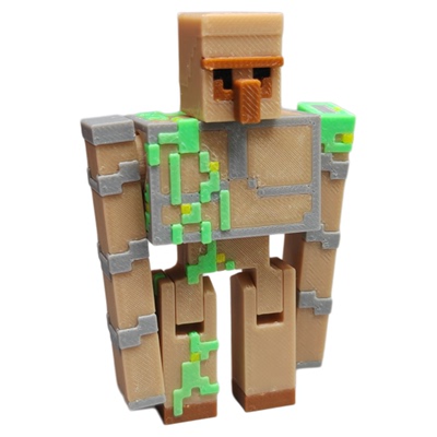 我的世界烦人村民玩偶3D打印模型