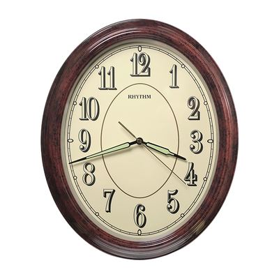 RHYTHM丽声静音客厅夜光挂钟