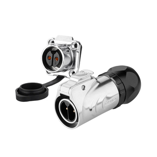 凌科LP20防水连接器全金属2-14芯机械设备电源信号航空插头插座