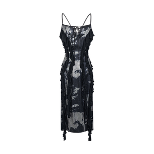 [清仓换季]无以幻象 x 陈太太CHENTAITAI   双浪吊带连衣裙