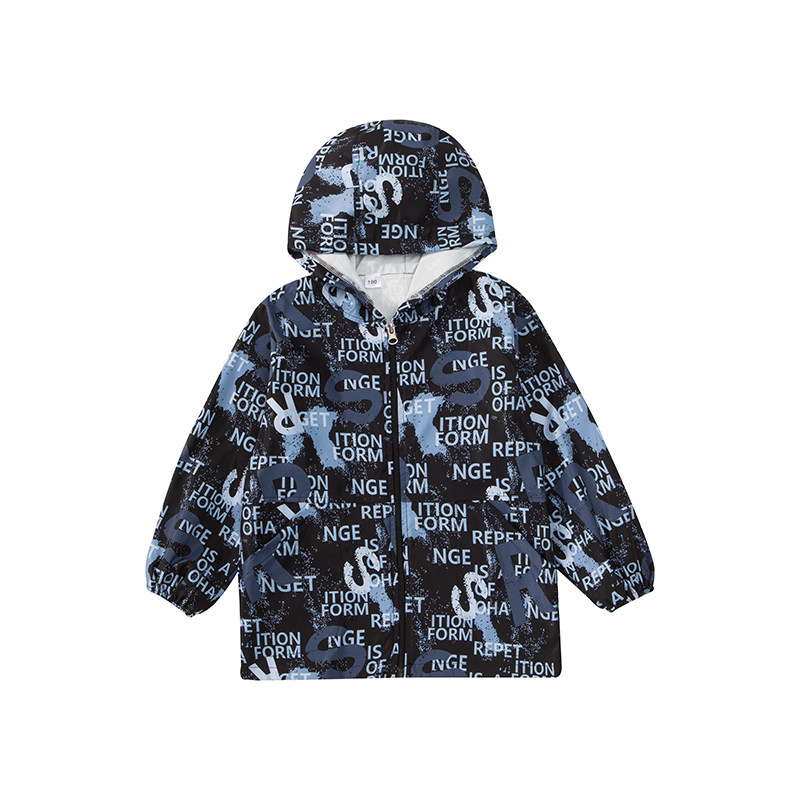 秋冬新款男童防水罩衣羽绒服时尚耐脏护衣画画围衣外穿衣洋气罩衫