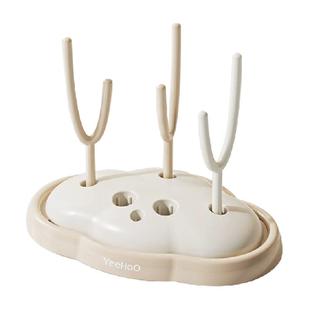 英氏婴儿奶瓶沥水架硅胶奶嘴刷清洗刷奶瓶晾干置物架洗奶瓶刷套装