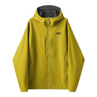 【限时清仓】秋装轻户外加绒保暖仿冲锋衣外套防水软壳连帽夹克