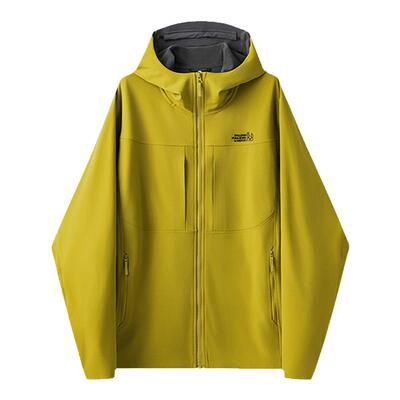 英国小狐狸连帽秋季防水软壳夹克