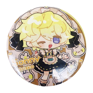 小花的手工铺子彩虹社NOCTYX周边徽章挂件uki alban fulgur sonny