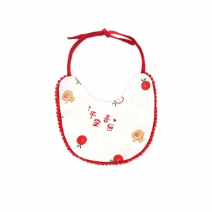 婴儿口水巾纯棉a类新生儿防水防吐奶男女宝宝围嘴吃饭围兜秋冬天