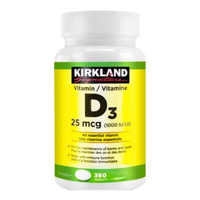 Kirkland柯克兰维生素D钙片2瓶装