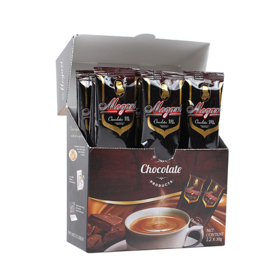 Mogart摩岛香浓热巧克力味纯可可粉原味速溶冲饮朱古力30g*12条
