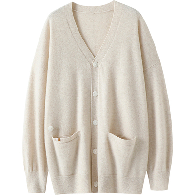 启超高端100%纯山羊绒衫