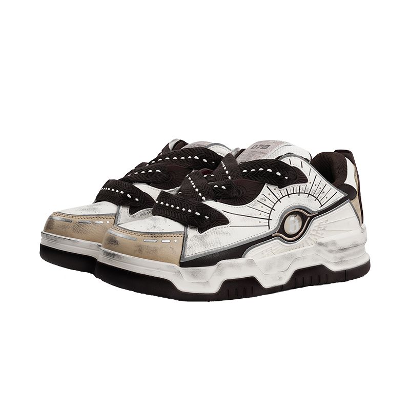 U.T.B开拓者系列男女同款厚底板鞋时尚百搭潮鞋休闲鞋复古运动鞋