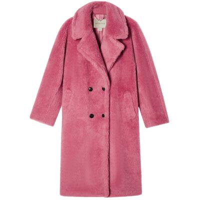 诗篇专选冬千金风羊毛骆驼毛骆驼绒毛绒泰迪熊大衣