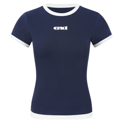 【Endweep官方店】领口撞色女款T