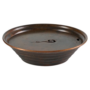 中古风铜壶承茶台建水干泡台储水茶盘高级感紫砂壶功夫茶杯托