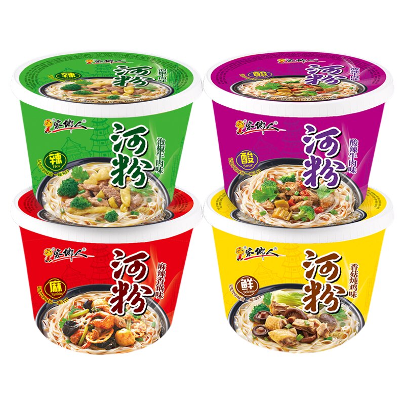 家乡人河粉桶装速食方便米粉