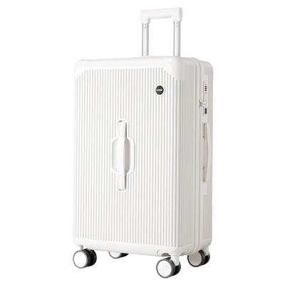 高颜值女生多巴胺拉链款行李箱