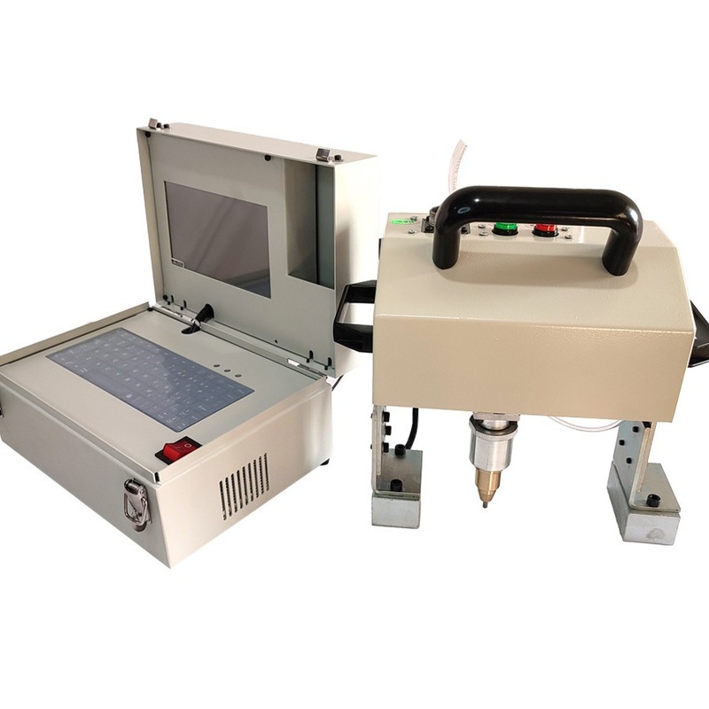 山东厂家批发钢结构用便携式钢印打码机农机车架法兰气动打码机