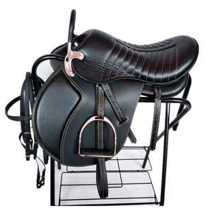 综合鞍耐力鞍双肚带全套英式马鞍长途耐力马鞍子马术运动马具用品