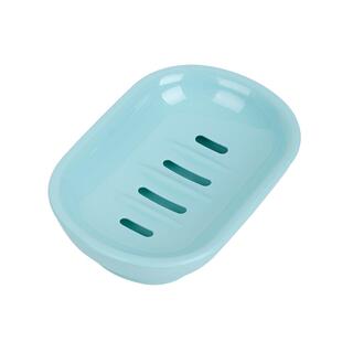 茶花肥皂盒香皂盒沥水家用盒子轻奢风双层洗衣透明皂盒大号大