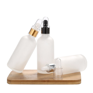 磨砂精油滴管瓶 胶头滴管空瓶精油分装瓶化妆品玻璃小瓶子防漏液