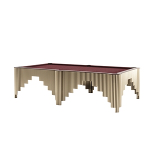 轻奢高端标准台球桌家用商用娱乐会所现代设计感时尚不锈钢桌球台