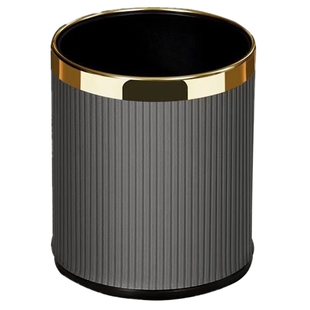 客厅垃圾桶家用2025新款高颜值大容量办公室卧室厨房大号轻奢高档